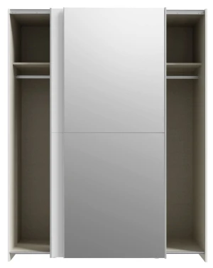 Biała Szafa 150 cm z lustrem Schach&matt SHMS72233-120 Meble Forte 3
