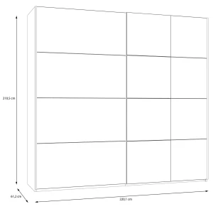 Szafa ubraniowa Ingalill SHMS92412-U60 Meble Forte 3