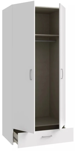 Biała Szafa Econobox 2 ECBS823-120 Meble Forte 2