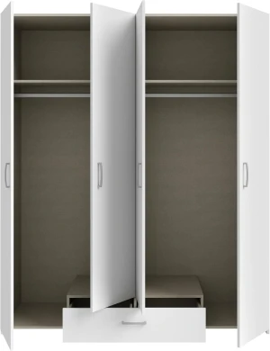 Duża Szafa ubraniowa Econobox 2 ECBS842-120 Meble Forte 6