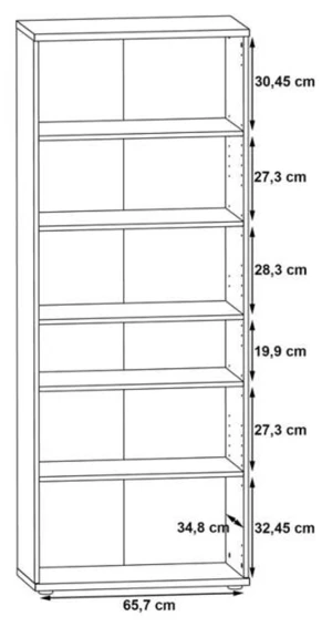 Szafa na buty Net106 MS151-C251 Meble Forte 5