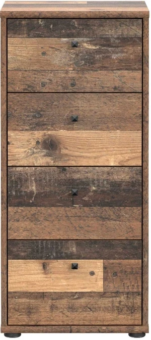 Kompaktowa komoda w kolorze old-wood vintage ARCHBOX T2KK211-H51 Meble Forte 5