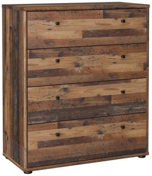 Komoda w kolorze old wood vintage ARCHBOX T2KK212-H51