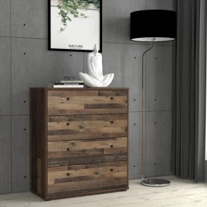 Komoda w kolorze old wood vintage ARCHBOX T2KK212-H51 Meble Forte 7