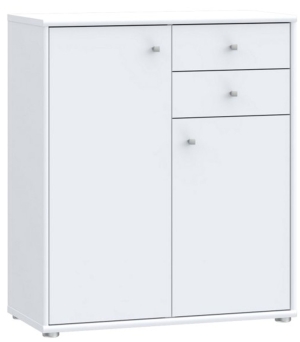 Elegancka biała komoda ARCHBOX T2KK50-120