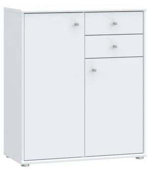 Elegancka biała komoda ARCHBOX T2KK50-120 Meble Forte 1