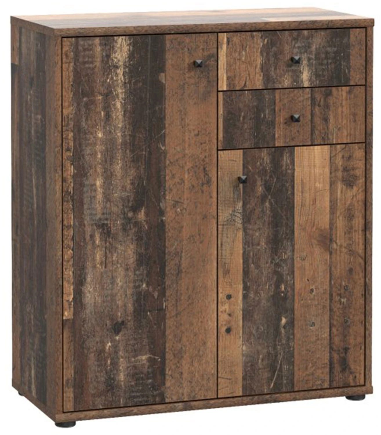 Elegancka komoda w kolorze old wood vintage ARCHBOX T2KK50-H51 Meble Forte