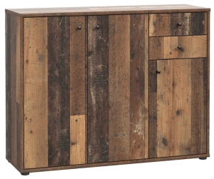 Pojemna komoda w kolorze old wood vintage ARCHBOX T2KK40-H51