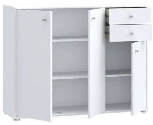 Pojemna biała komoda ARCHBOX T2KK40-120 Meble Forte 2