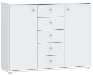 Szeroka biała komoda ARCHBOX T2KK45-120