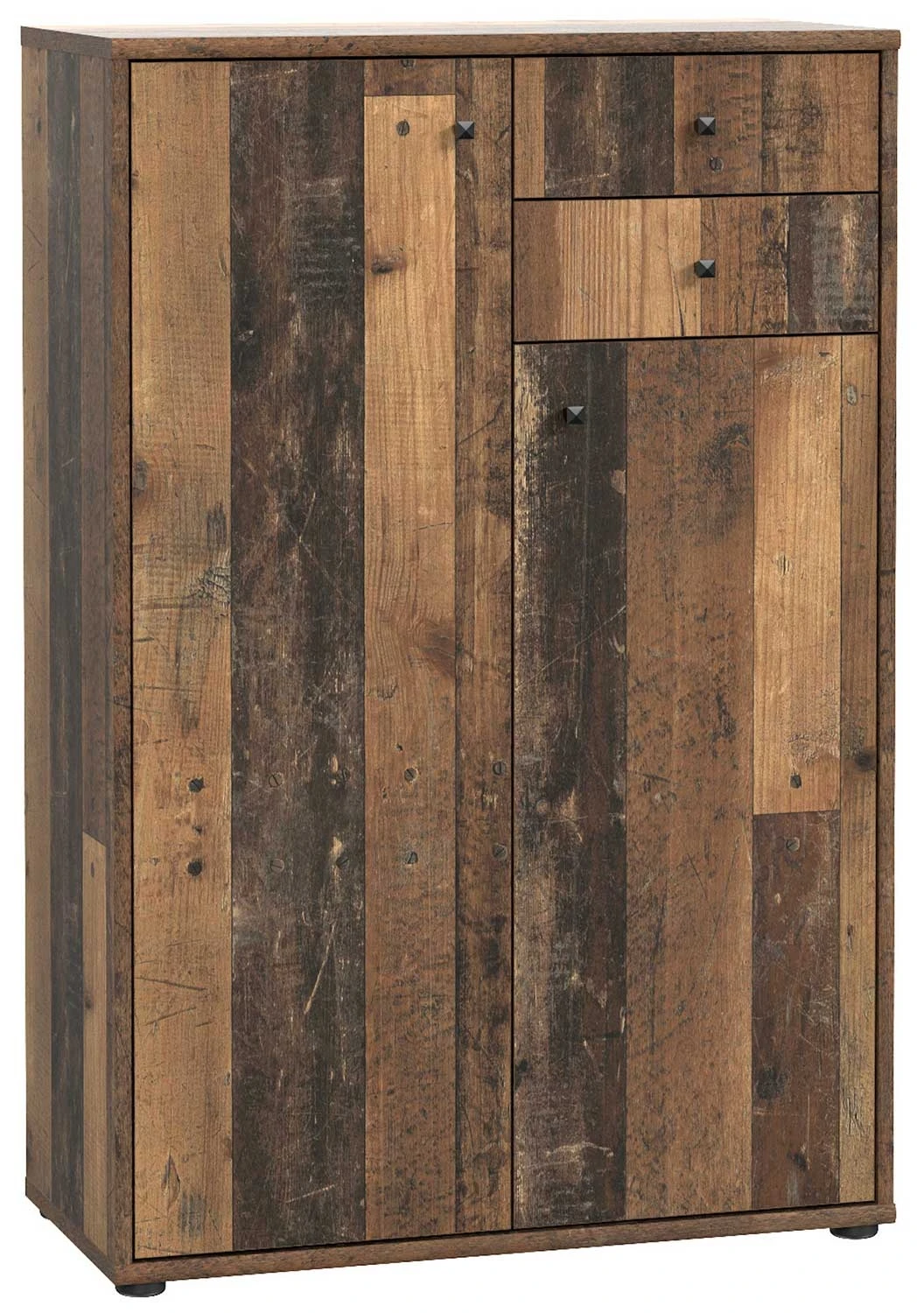 Wąska komoda w kolorze old wood vintage Archbox T2KK20-H51 Meble Forte