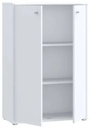 Otwierana biała komoda ARCHBOX T2KK30-120 Meble Forte 2