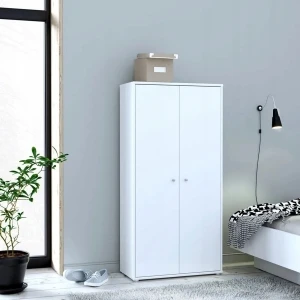 Wysoka biała komoda ARCHBOX T2KK521-120 Meble Forte 7