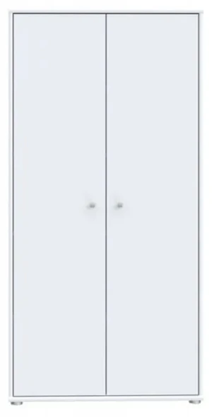 Wysoka biała komoda ARCHBOX T2KK521-120 Meble Forte 5