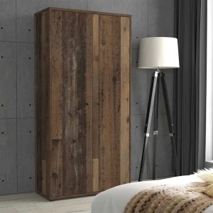 Wysoka komoda w kolorze old wood vintage ARCHBOX T2KK521-H51 Meble Forte 7