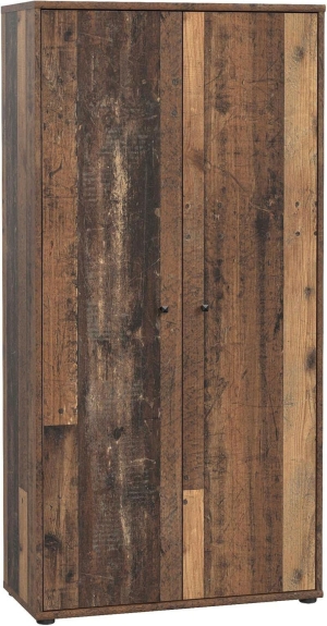 Wysoka komoda w kolorze old wood vintage ARCHBOX T2KK521-H51