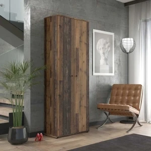 Podłużna komoda w kolorze old wood vintage ARCHBOX T2KK821-H51 Meble Forte 7