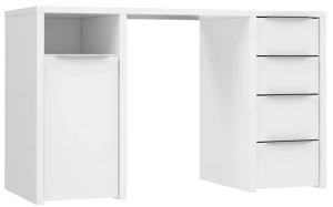 Duże białe biurko Net106 CLPB251-120 Meble Forte 1
