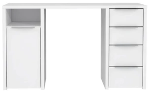 Duże białe biurko Net106 CLPB251-120 Meble Forte 5