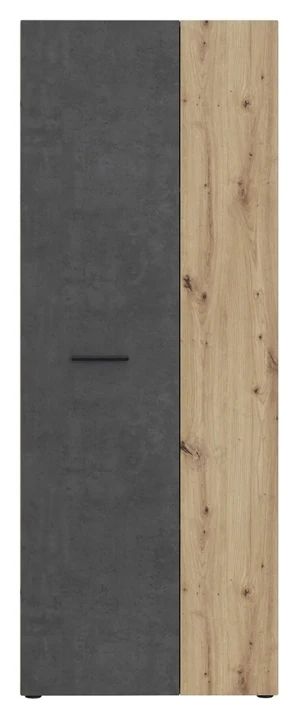 Szafa gospodarcza w kolorze dąb artisan+beton ciemnoszary Net306 MS264-C752 Meble Forte 5