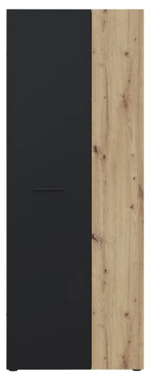 Szafa gospodarcza w kolorze dąb artisan+czarny Net306 MS264-M712 Meble Forte 5