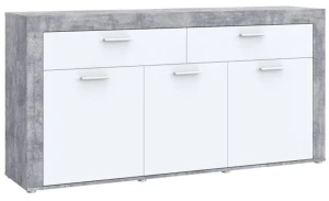 Komoda w kolorze beton jasnoszary+biały Zumba ZMBK233-C264 Meble Forte 1