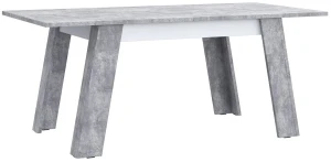 Stół rozkładany w kolorze beton jasnoszary+biały Zumba ZMBT423-C264 Meble Forte 2