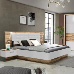 Łóżko z szafkami nocnymi Modern way MRWL2162-C811 Meble Forte 3