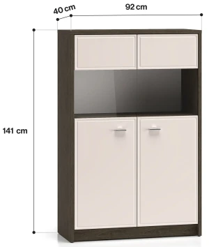 Szeroka witryna Avante 03 ML Meble 3