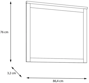 Lustro Chisbury BHLD03-M482 Meble Forte 3
