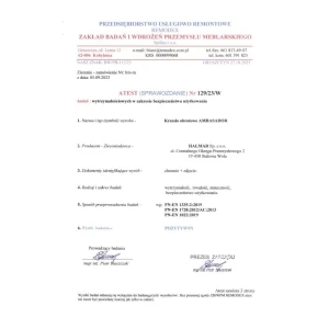 AMBASADOR fotel gabinetowy popielato / czarny Halmar 2