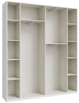 Biała szafa 180 cm Home nook HMNS941-120 Meble Forte 8