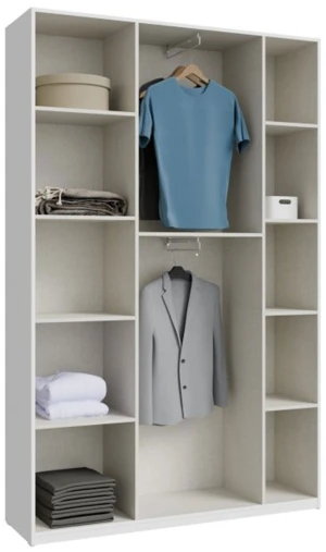 Biała szafa 130 cm Home nook HMNS931-120 Meble Forte 9