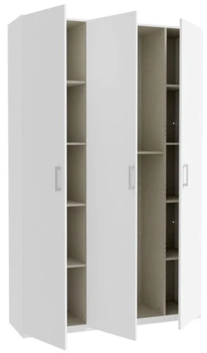 Biała szafa 130 cm Home nook HMNS931-120 Meble Forte 3