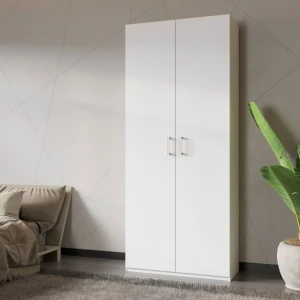 Biała szafa 90 cm Home nook HMNS921-120 Meble Forte 12