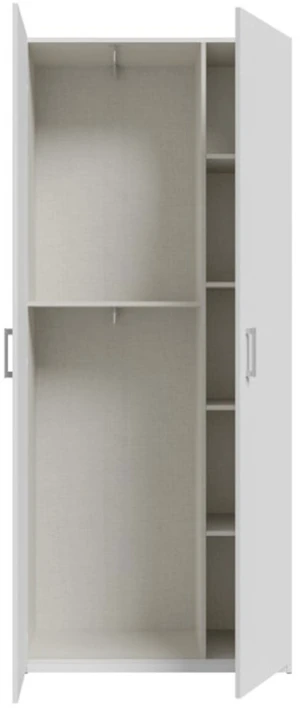 Biała szafa 90 cm Home nook HMNS921-120 Meble Forte 7
