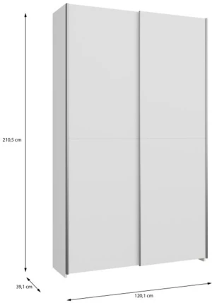 Szafa przesuwna 120 cm Home nook HMNS62232-120 Meble Forte 4