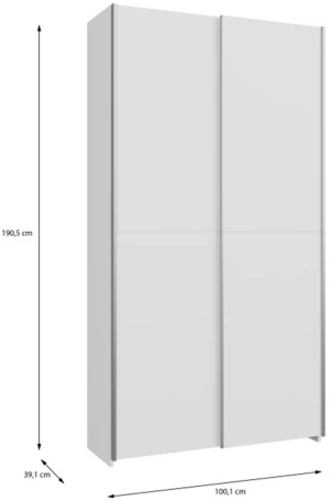 Szafa przesuwna 100 cm Home nook HMNS62231-120 Meble Forte 4