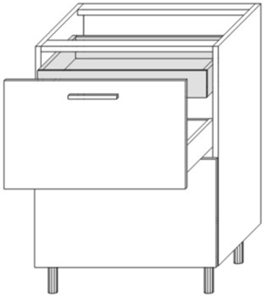 50 dolna z szufladą wewnętrzną (Comfortbox)