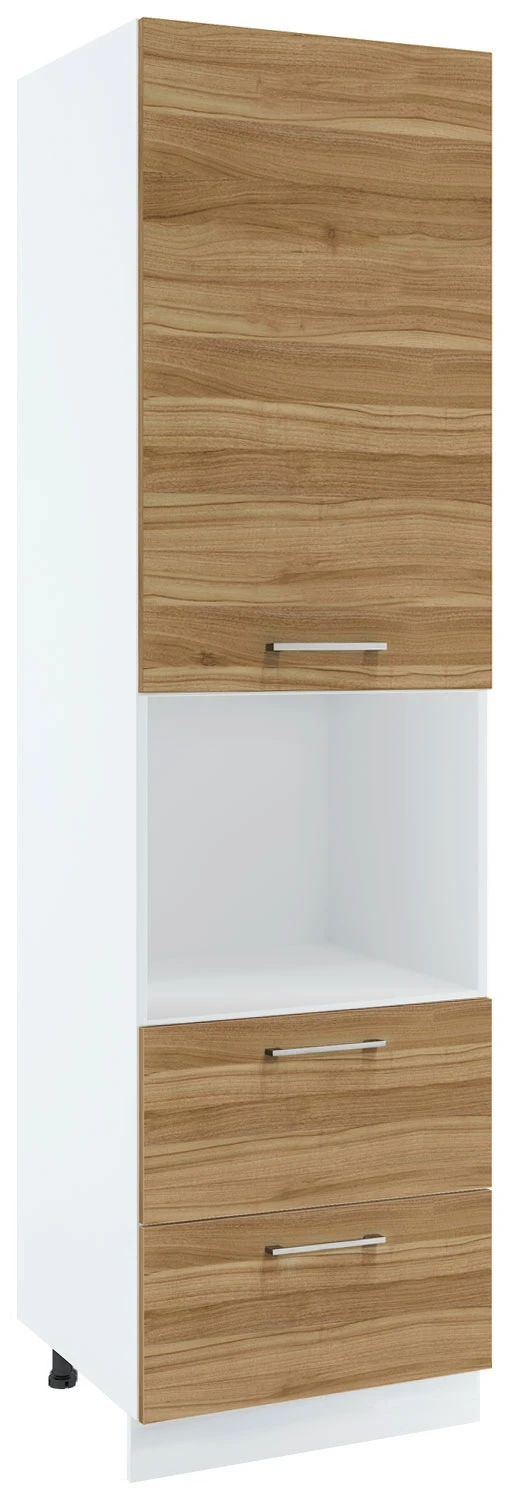 60 dolna słupek zabudowa piekarnika kompaktowego, 2 szuflady wys. 213.7 cm Layman