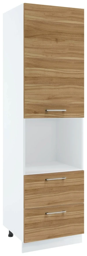 60 dolna słupek zabudowa piekarnika kompaktowego, 2 szuflady wys. 213.7 cm Layman 1