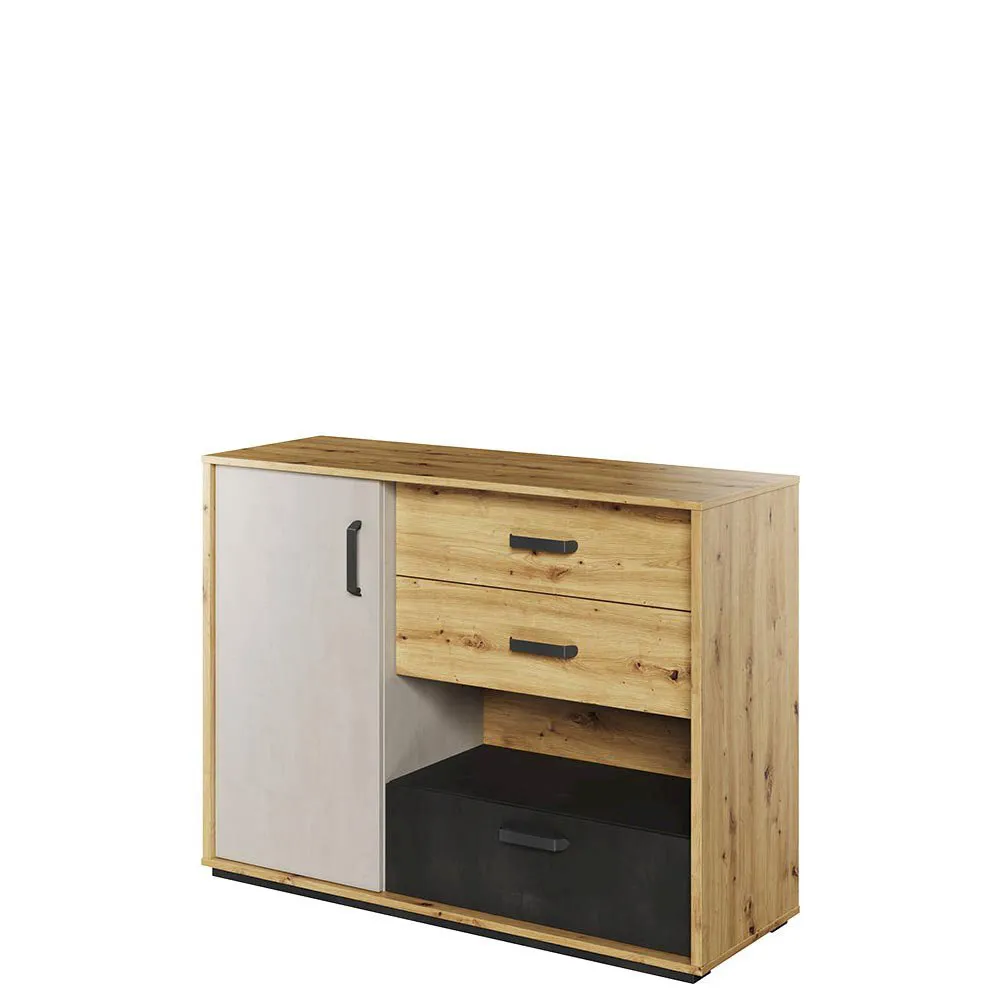 Komoda dąb artisan Qubic QB-07 Lenart Meble