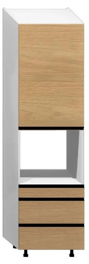60 dolna słupek zabudowa piekarnika kompaktowego, 3 szuflady wys. 235.7 cm Layman 1