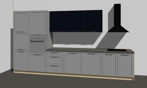 Projekt wykonawczy instalacji pod zabudowę kuchenną bez wyceny x 3