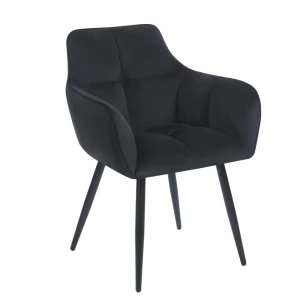 Krzesło velvet (czarne) Furnitex 1
