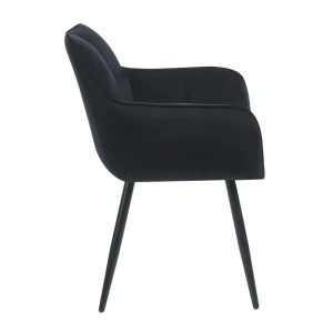 Krzesło velvet (czarne) Furnitex 3