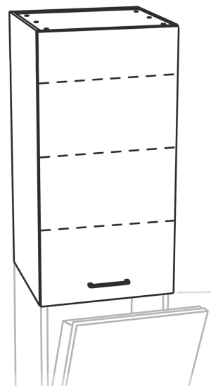 Górna nad zmywarkę lub pralkę, wys.128 cm
