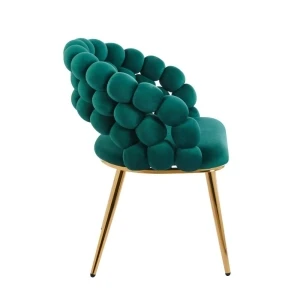 Krzesło velvet (zielone) Furnitex 3