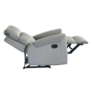 PRZEDSPRZEDAŻ -15% do 09.10 ! Fotel wypoczynkowy rozkładany velvet (szary) Furnitex 4