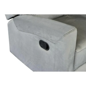 PRZEDSPRZEDAŻ -15% do 09.10 ! Fotel wypoczynkowy rozkładany velvet (szary) Furnitex 6